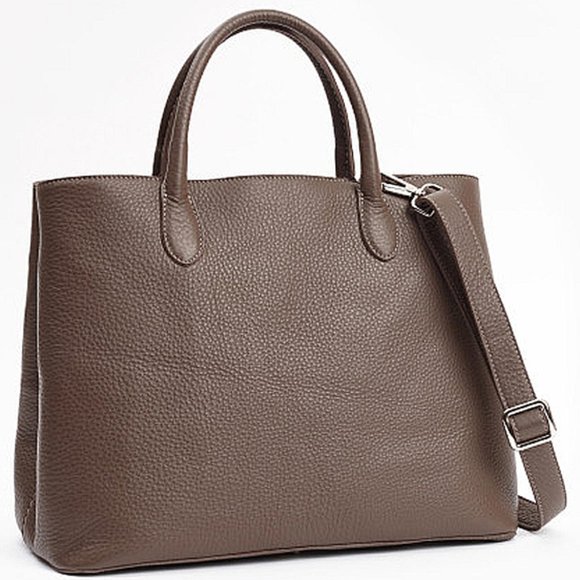 Roots Daily Double Pongo Leather Eggplant Purple Leather Purse - Picture 1 of 8